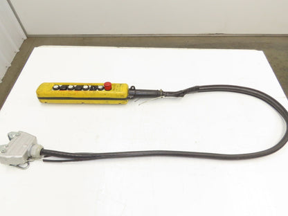 Schneider XAC-A08 Crane Hoist 8-Station Pushbutton Control Pendant 2-Speed