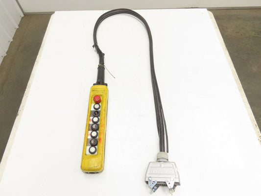 Schneider XAC-A08 Crane Hoist 8-Station Pushbutton Control Pendant 2-Speed