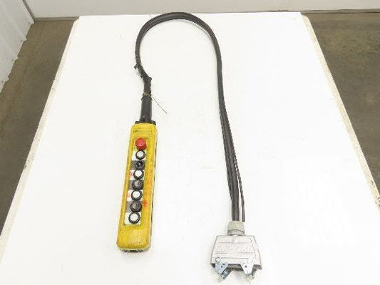Schneider XAC-A08 Crane Hoist 8-Station Pushbutton Control Pendant 2-Speed