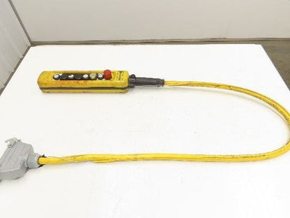 Schneider XAC-A08 Crane Hoist 8-Station Pushbutton Control Pendant 2-Speed