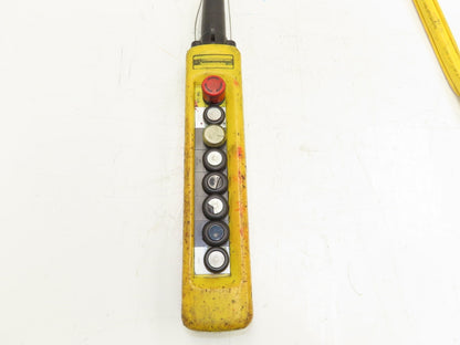 Schneider XAC-A08 Crane Hoist 8-Station Pushbutton Control Pendant 2-Speed