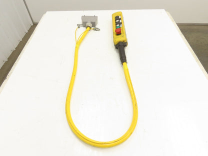 Schneider XAC-A08 Crane Hoist 8-Station Pushbutton Control Pendant 2-Speed