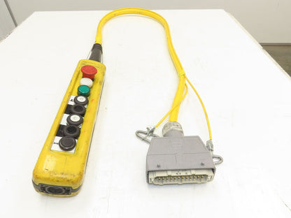 Schneider XAC-A08 Crane Hoist 8-Station Pushbutton Control Pendant 2-Speed
