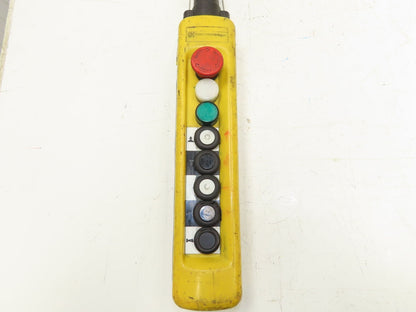 Schneider XAC-A08 Crane Hoist 8-Station Pushbutton Control Pendant 2-Speed