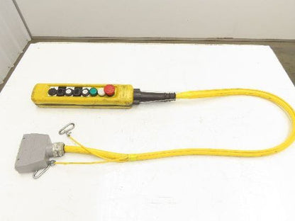 Schneider XAC-A08 Crane Hoist 8-Station Pushbutton Control Pendant 2-Speed