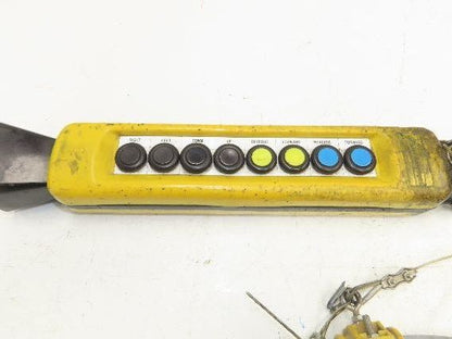 Schneider XAC-A08 Crane Hoist 8-Station Pushbutton Control Pendant Single-Speed