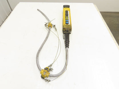 Schneider XAC-A08 Crane Hoist 8-Station Pushbutton Control Pendant Single-Speed