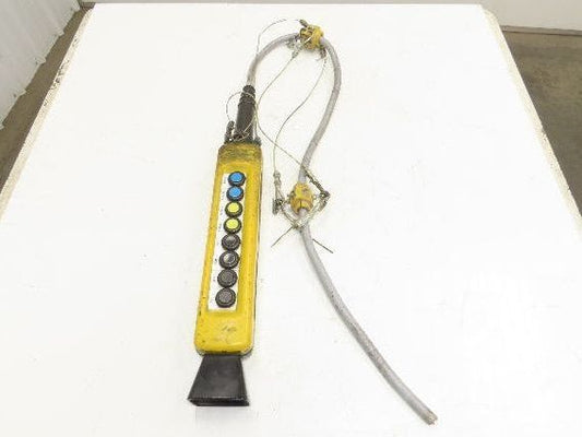 Schneider XAC-A08 Crane Hoist 8-Station Pushbutton Control Pendant Single-Speed