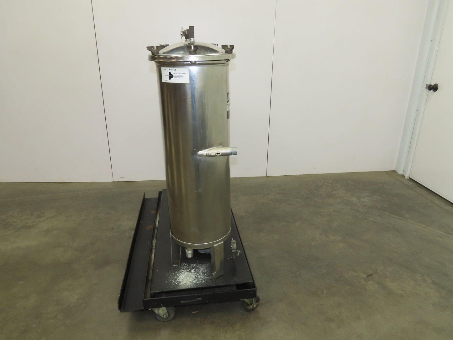 Ebbco HRF-155-LP Stainless Hurricane Filter Vessel 3-Filter Portable System