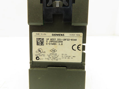 Siemens 6ES7 221-1BF22-0XA0 EM 221 DC Input Module Lot of 3