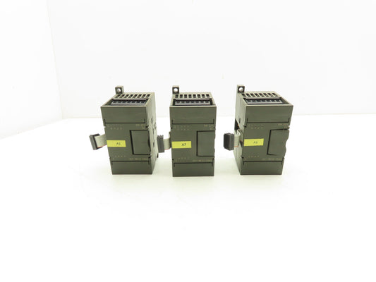 Siemens 6ES7 221-1BF22-0XA0 EM 221 DC Input Module Lot of 3