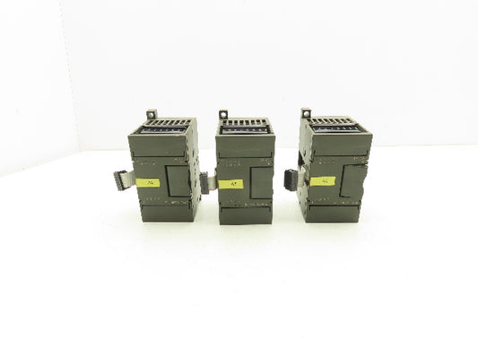 Siemens 6ES7 221-1BF22-0XA0 EM 221 DC Input Module Lot of 3