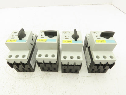 Siemens 3RV1021-4AA10 Circuit Breaker Motor Protector Lot of 4