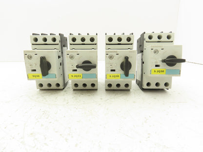Siemens 3RV1021-4AA10 Circuit Breaker Motor Protector Lot of 4