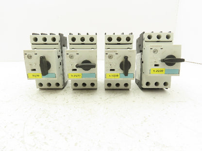 Siemens 3RV1021-4AA10 Circuit Breaker Motor Protector Lot of 4