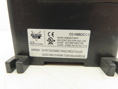Automation Direct D2-09BDC1-1 Direct Logic 205 I/O Base 9-Slot Rack 12/24VDC