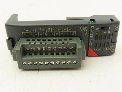 Automation Direct D2-16TD2-2 Output Module 10.2-26.4 VDC 0.1A In Lot of 4