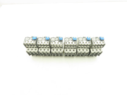ABB TA25DU Overload Relay 0.16-0.25A 600VAC 3Pole Lot of 6