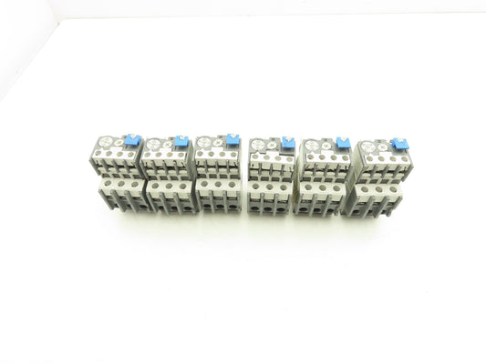 ABB TA25DU Overload Relay 0.16-0.25A 600VAC 3Pole Lot of 6