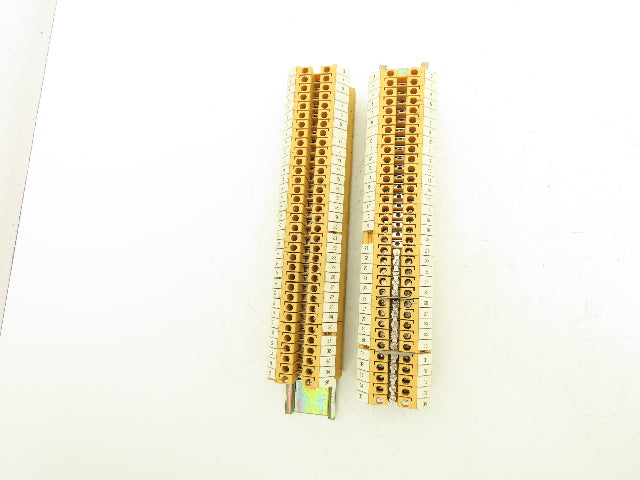 Allen Bradley 1492-U Terminal Block Yellow 55A 600V Lot of 220+