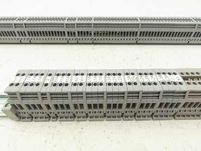 Entrelec Terminal Block DIN Rail Lot of 140
