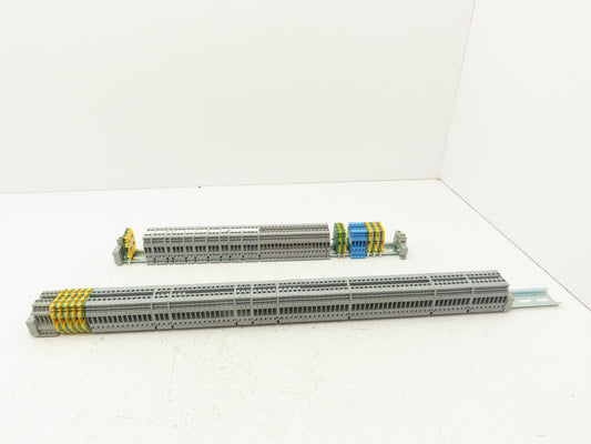 Entrelec Terminal Block DIN Rail Lot of 140