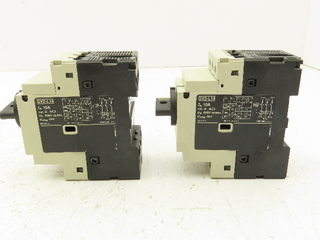 Telemecanique GV2-L14 Manual Motor Starter Circuit Breaker 10A 3 Pole Lot of 2