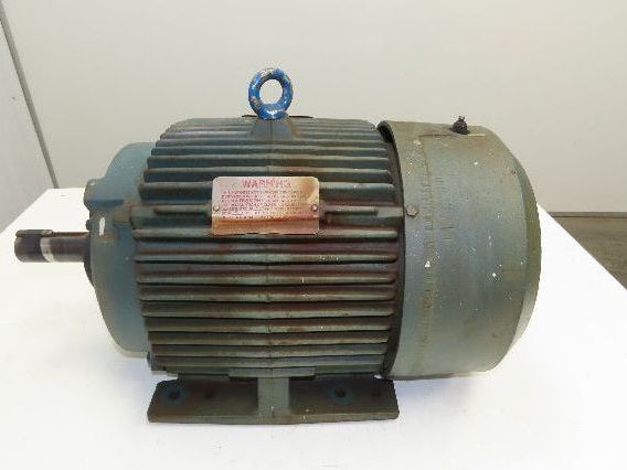Reliance 841XL Severe Duty AC Motor 15Hp 14A 1765 RPM 575V 3PH 254T Foot Mount