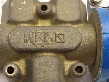 Nadi C38T09E0D 3-Way Brass Solenoid Valve 24V 3/8" NPT Universal