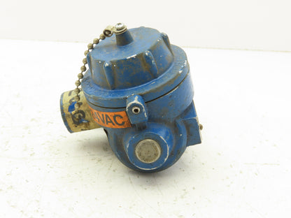 Nadi C38T09E0D 3-Way Brass Solenoid Valve 24V 3/8" NPT Universal