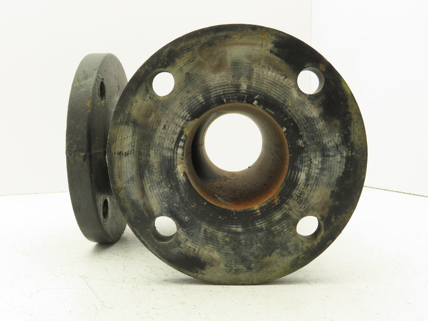 G 125A 3" Flanged Pipe Tee Black Cast Iron Fitting 4-Bolt