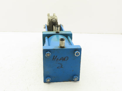 Bi-Torq 30-203636M03DAC 3" Knife Gate Valve Pneumatic Actuated 4-Bolt Stainless