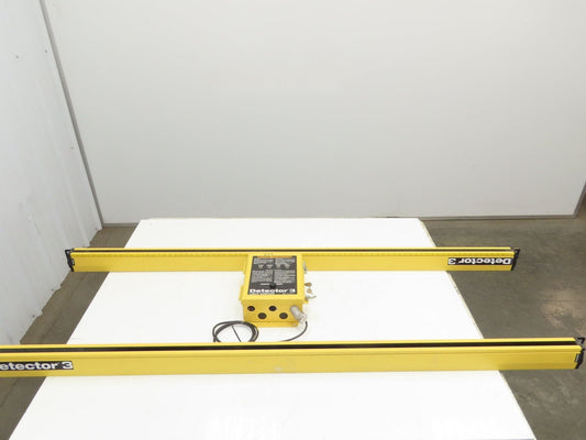 Detector 3 3LC60 Safety Light Curtain Transmitter & Receiver w/Controller 3LC-B
