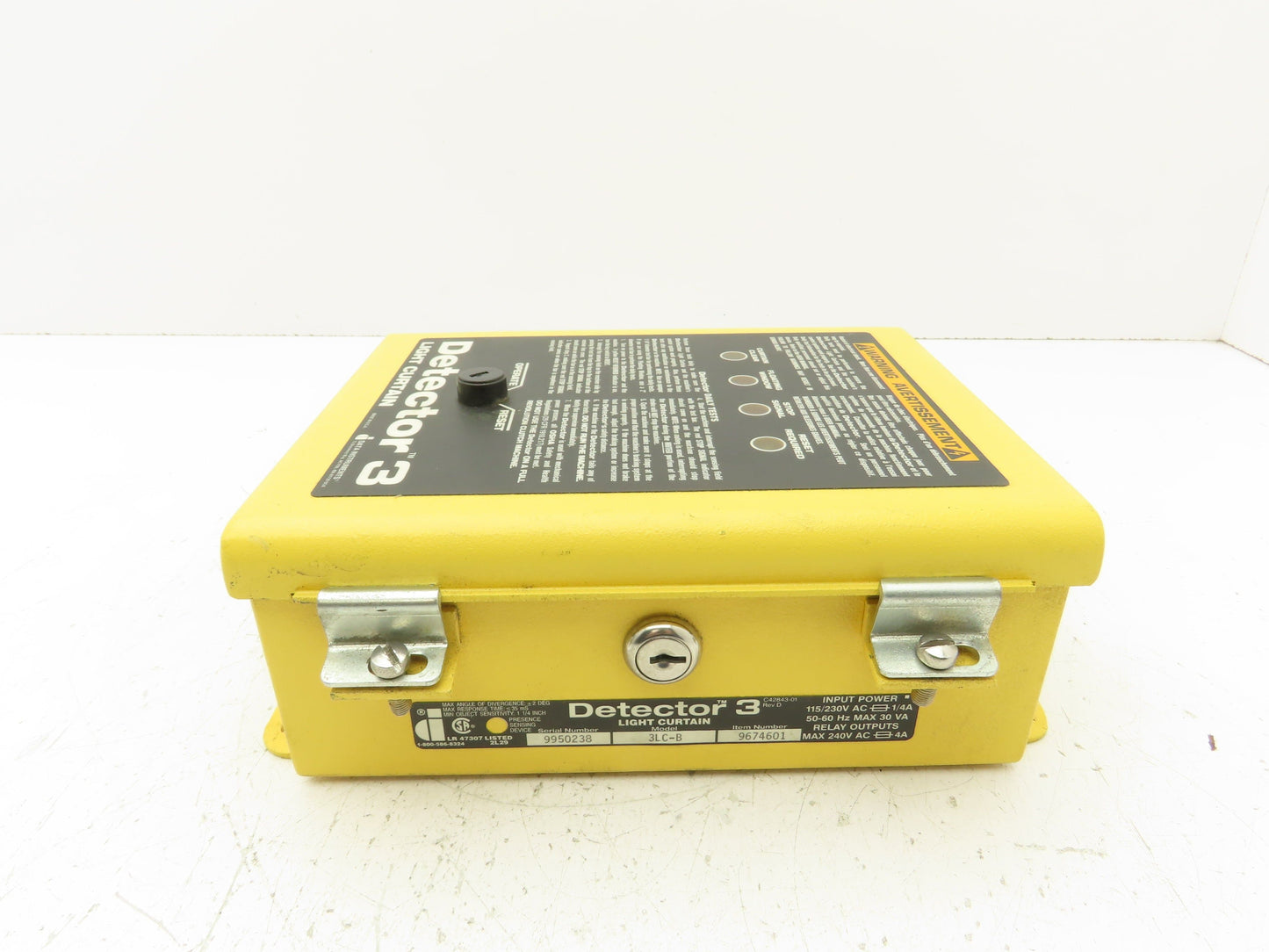 Data Instruments 3LC-B Detector 3 Light Curtain Controller Box