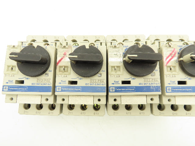 Telemecanique Motor Starter Circuit Breaker 690V 1HP 1.6A 3 PH Lot of 4