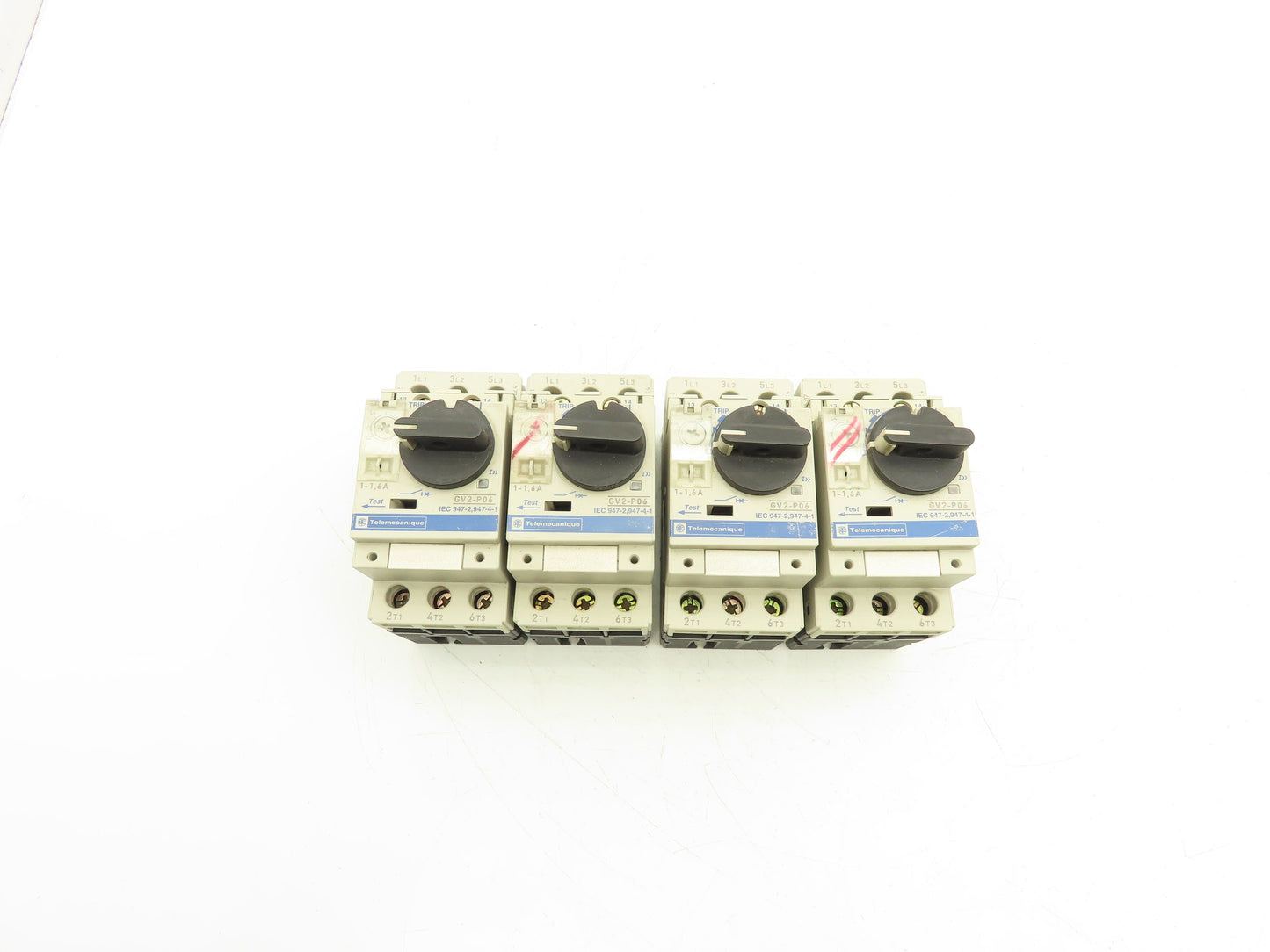 Telemecanique Motor Starter Circuit Breaker 690V 1HP 1.6A 3 PH Lot of 4