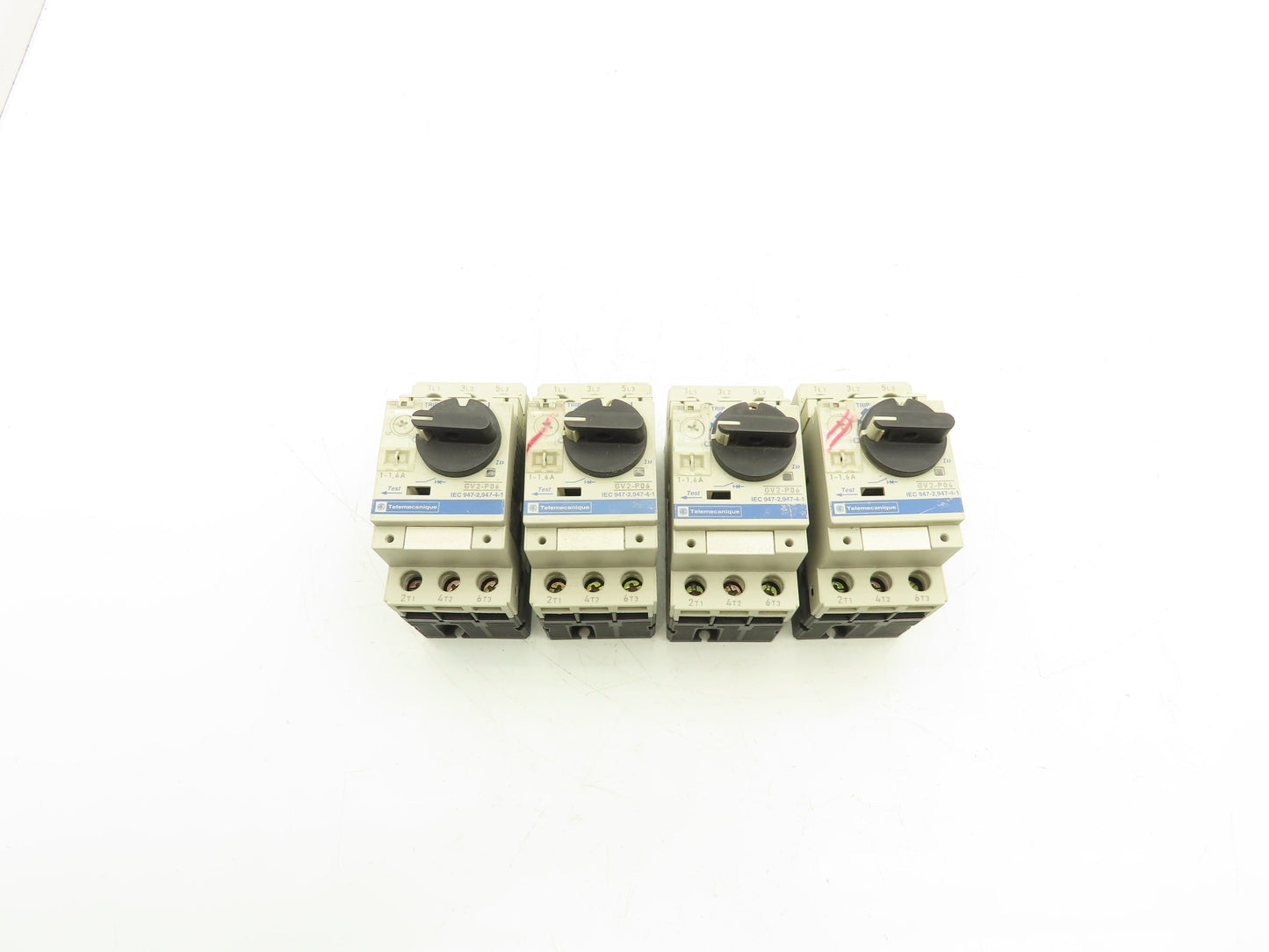 Telemecanique Motor Starter Circuit Breaker 690V 1HP 1.6A 3 PH Lot of 4