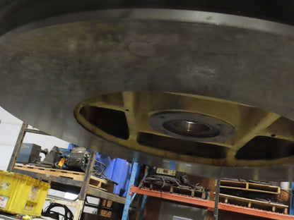 Cincinnati Gilbert Manual Rotary T-Slot Table with Air Lift 36"x 42"