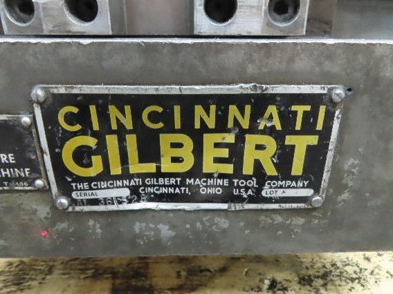 Cincinnati Gilbert Manual Rotary T-Slot Table with Air Lift 36"x 42"