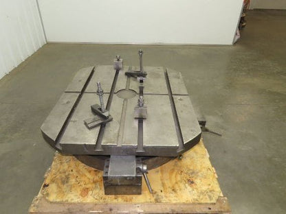 Cincinnati Gilbert Manual Rotary T-Slot Table with Air Lift 36"x 42"