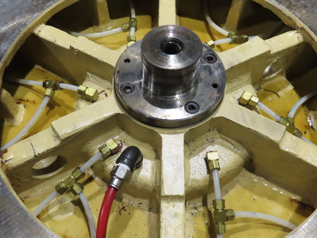 Cincinnati Gilbert Manual Rotary T-Slot Table with Air Lift 36"x 42"