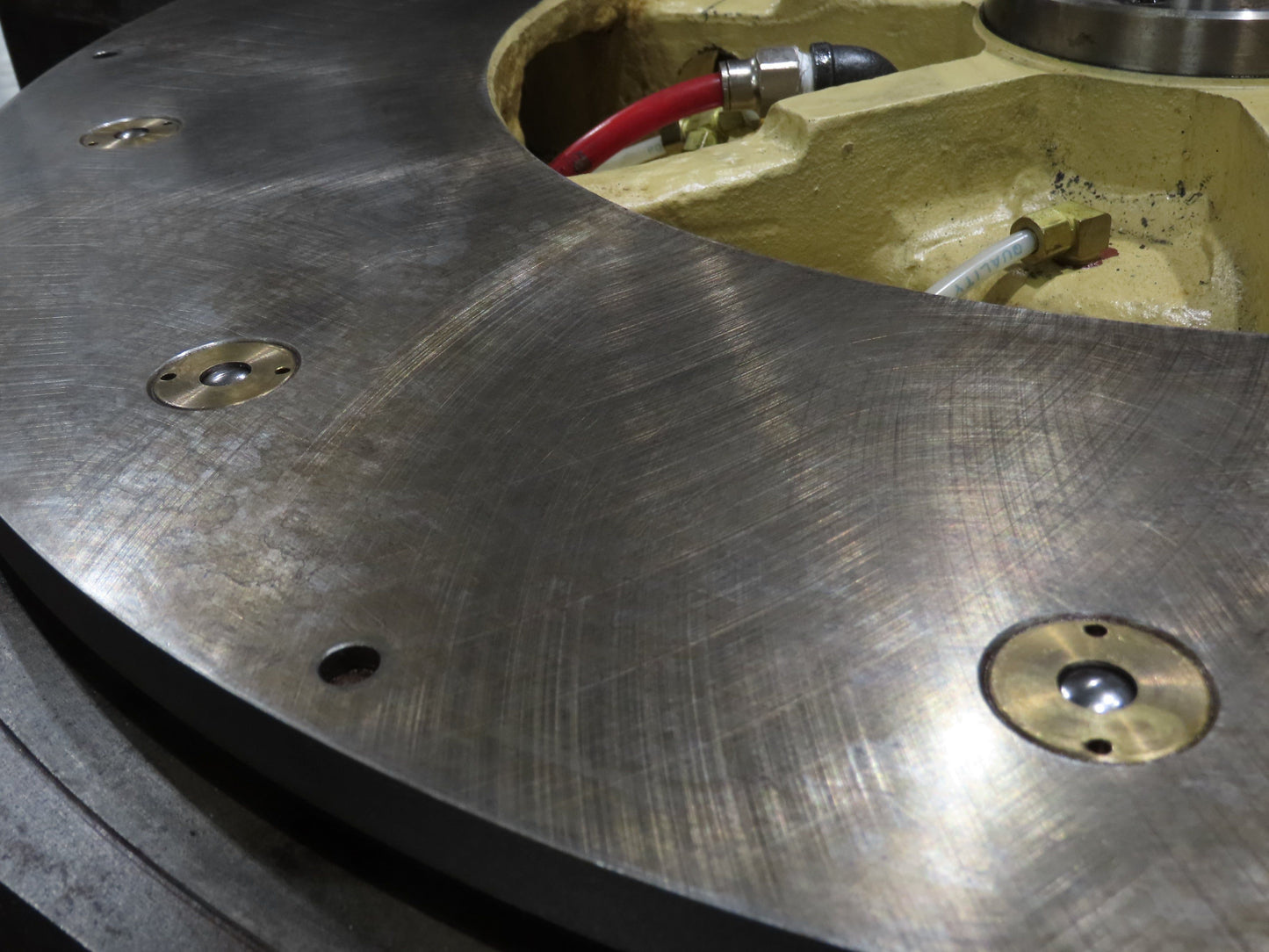 Cincinnati Gilbert Manual Rotary T-Slot Table with Air Lift 36"x 42"