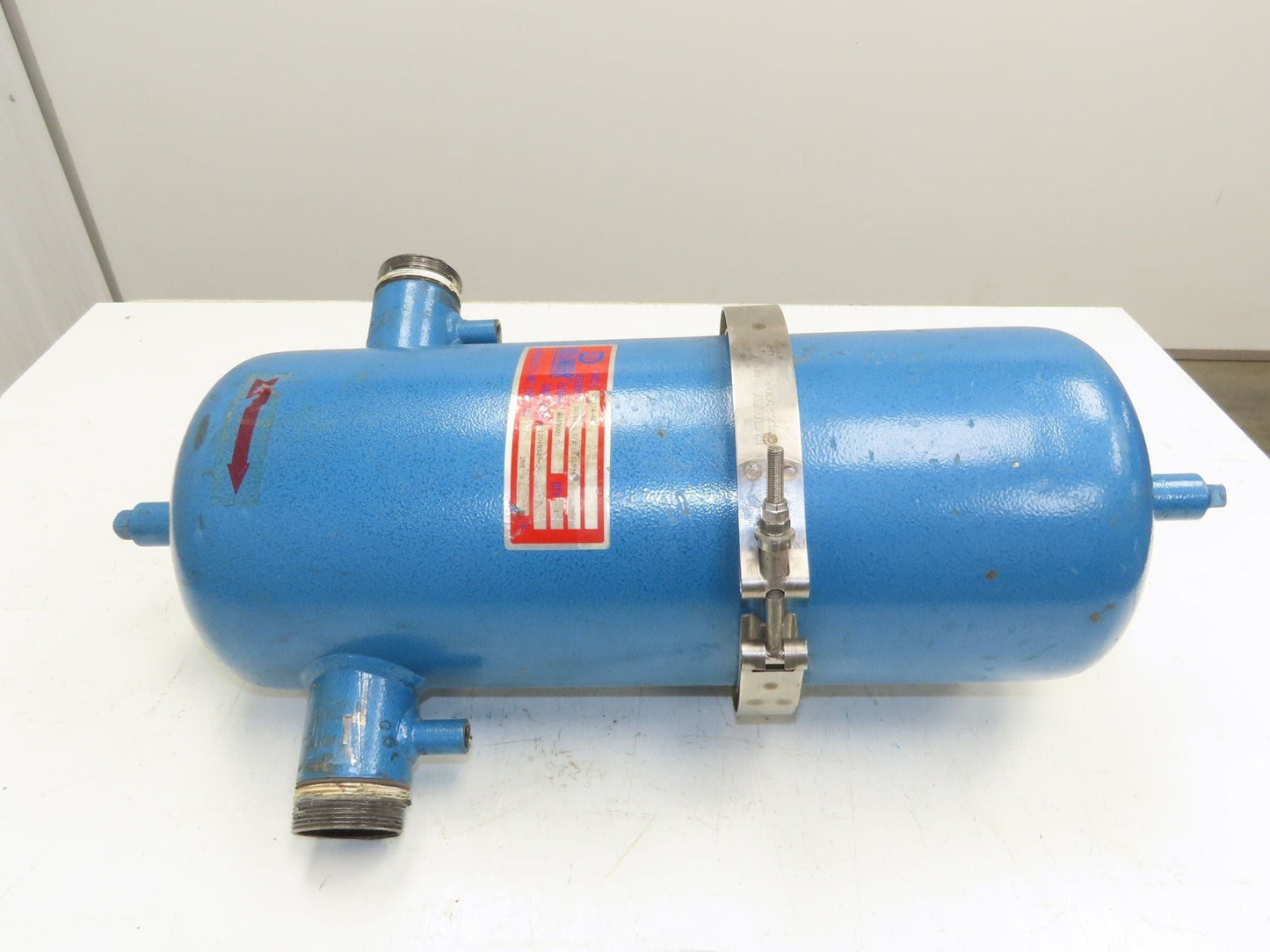 Dollinger GP-154-66 Pipeline Filter Air Gas Vacuum Steel Housing 2" NPT 27"H