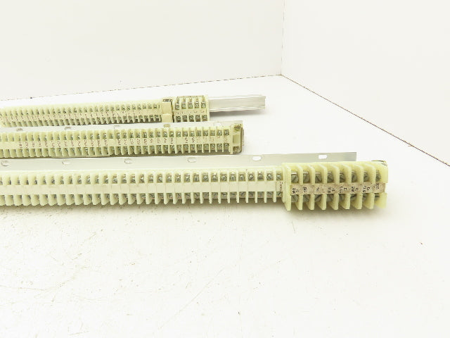 Allen Bradley Style F CA Terminal Block Connectors Mini DIN Rail Lot of 170+