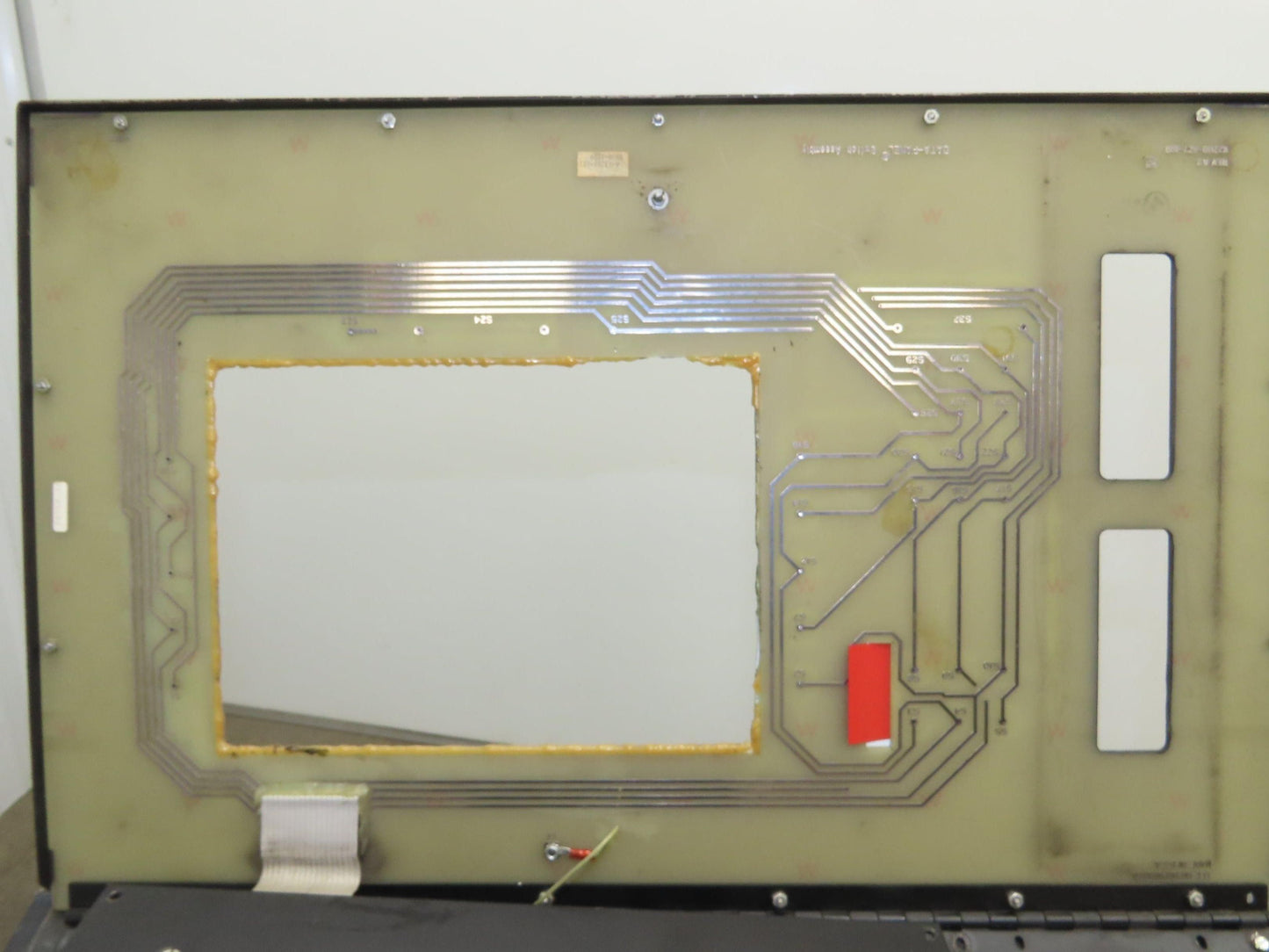 Van Dorn CRT Pathfinder Operator Control Data-Panel Monitor Flat Screen