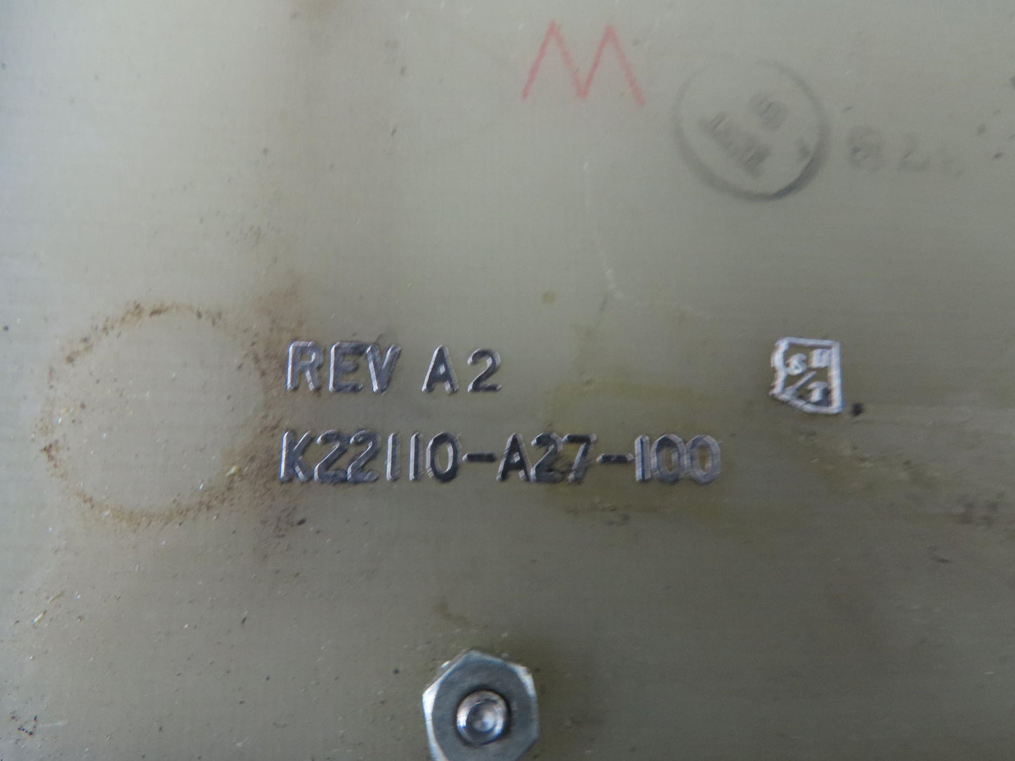 Van Dorn CRT Pathfinder Operator Control Data-Panel Monitor Flat Screen