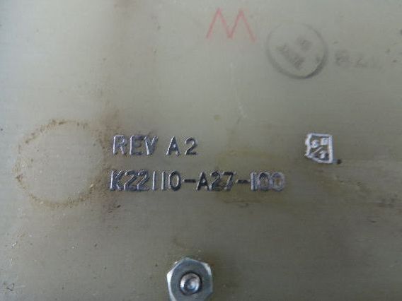 Van Dorn CRT Pathfinder Operator Control Data-Panel Monitor Flat Screen