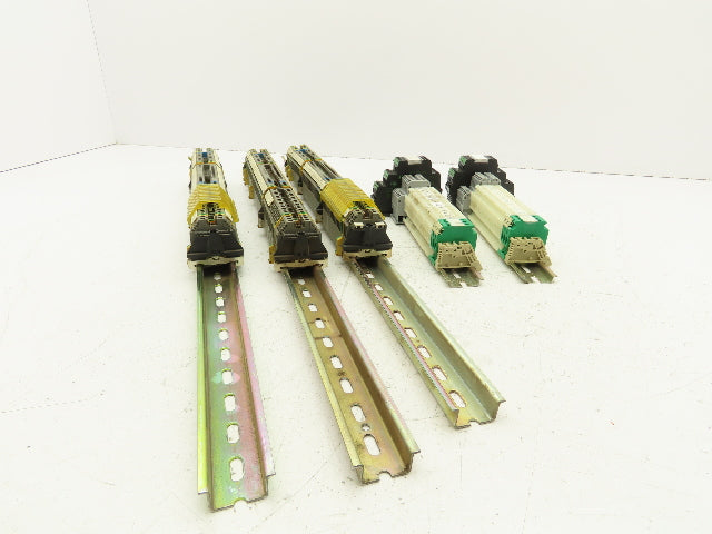 Various Terminal Block DIN Rail Connectors Lot of 227