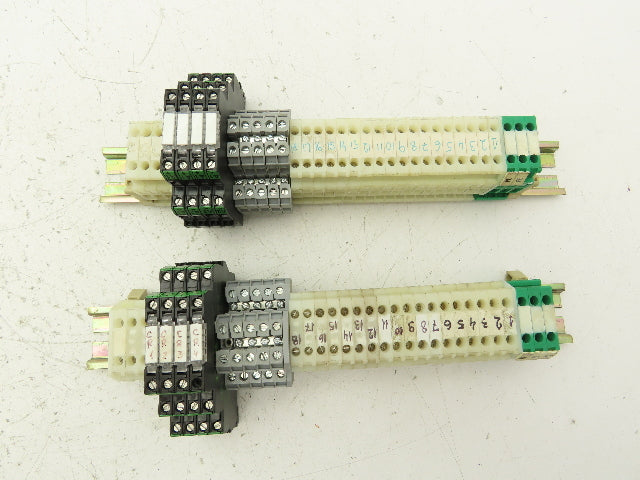 Various Terminal Block DIN Rail Connectors Lot of 227