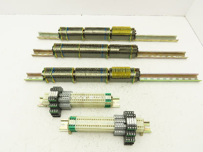Various Terminal Block DIN Rail Connectors Lot of 227
